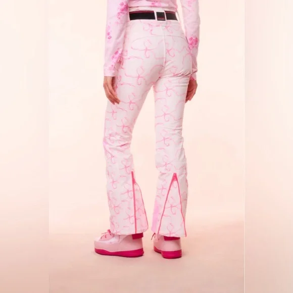 LoveShackFancy X Bogner Fire + Ice Pink Bow Ski Outfit - Picture 10 of 15